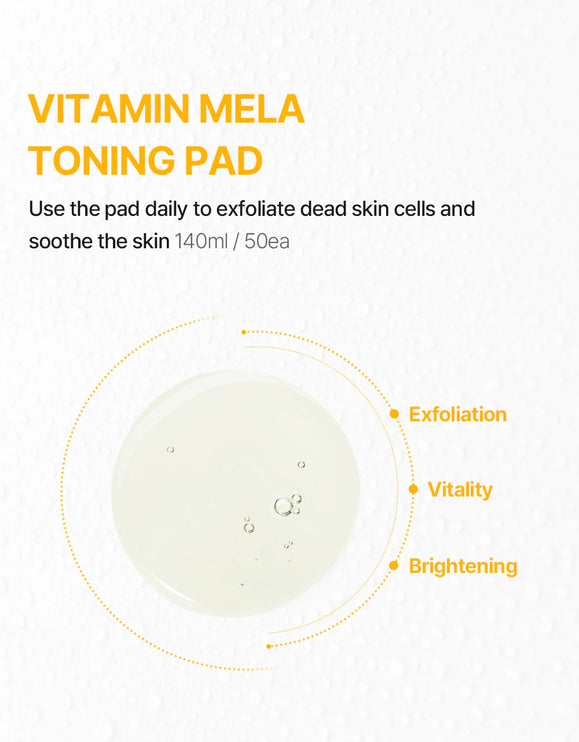 MEDIPEEL Vitamin Mela Toning Pad 50pcs