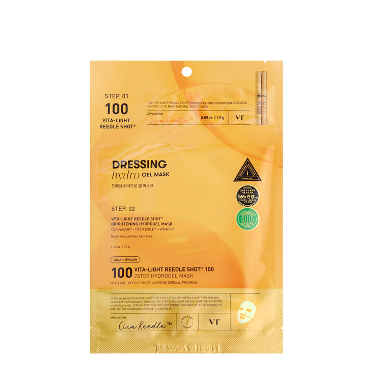 VT COSMETICS - Vita-Light Reedle Shot™ 100 – 2 Step Hydrogel Mask