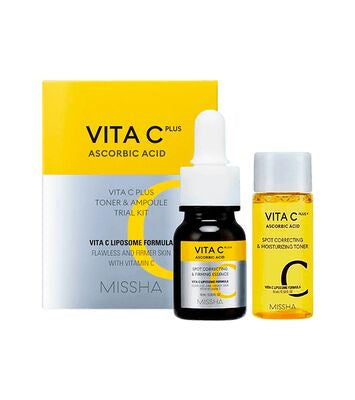 MISSHA - Vita C Plus Toner & Ampoule Trial Kit
