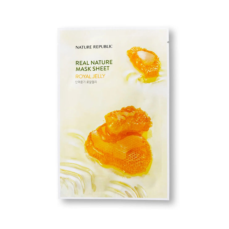 NATURE REPUBLIC - Real Nature Sheet Mask – Royal Jelly (23ml)