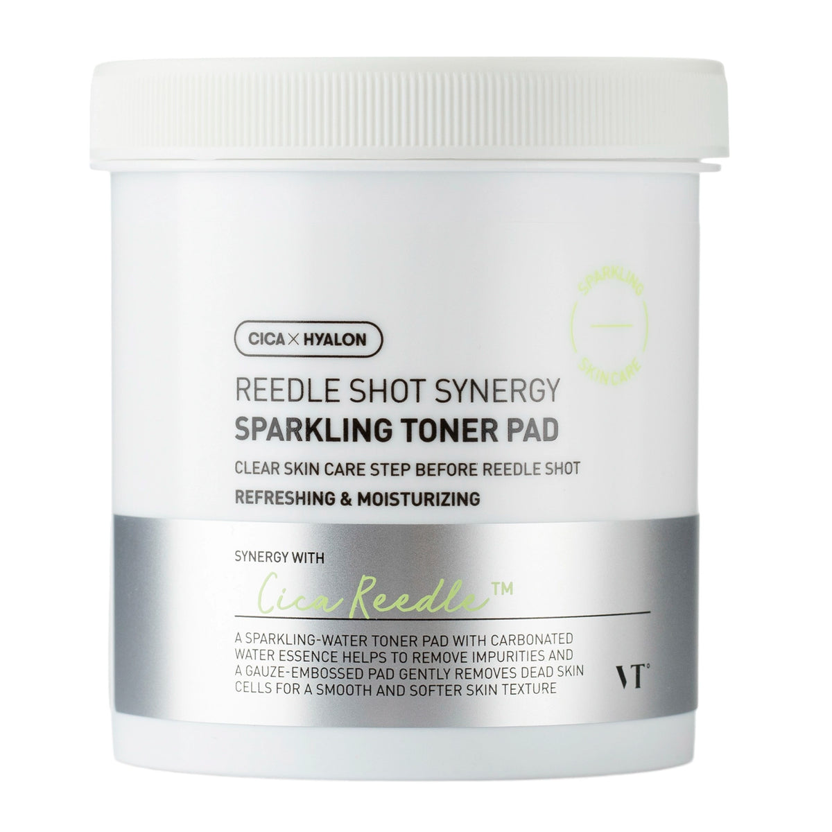 VT COSMETICS Reedle Shot Synergy Sparkling Toner Pad 80pcs Δίσκοι Τόνωσης 200ml