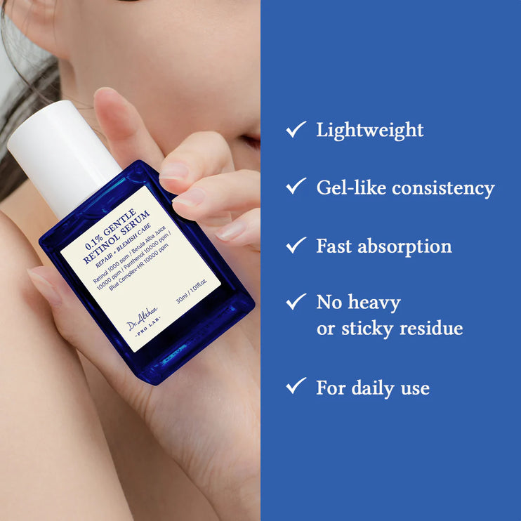 Dr. Althea 0.1% Gentle Retinol Serum 30ml– Ορός Αντιγήρανσης με Ρετινόλη