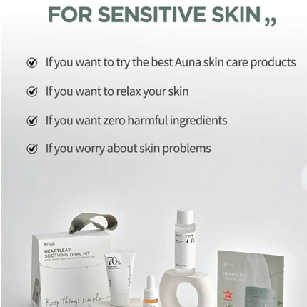 ANUA - Heartleaf Soothing Trial Kit