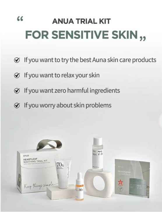 ANUA - Heartleaf Soothing Trial Kit