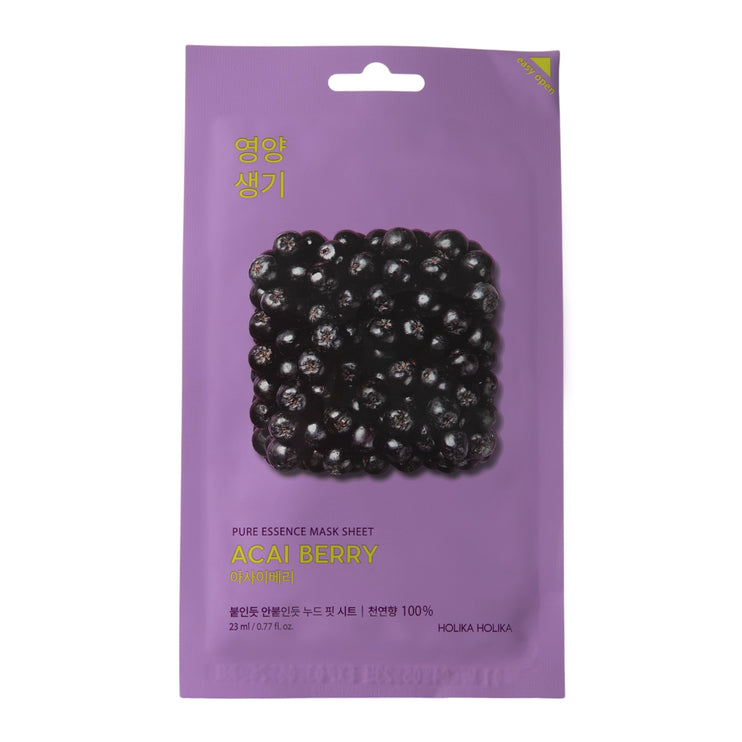 HOLIKA HOLIKA - Acai Berry Pure Essence Sheet Mask