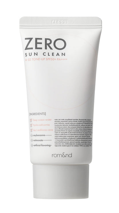 ROM&ND - Zero Sun 02 Tone Up SPF50+ PA++++ 50ml