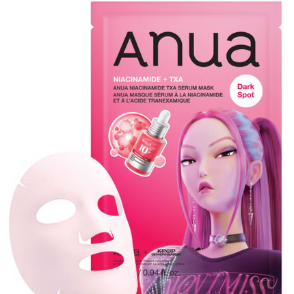 Anua K-Pop Demon Hunters Niacinamide TXA Serum Mask 28ml