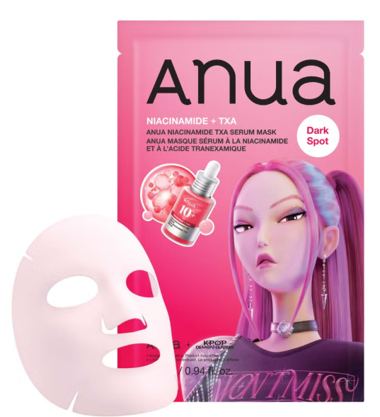 Anua K-Pop Demon Hunters Niacinamide TXA Serum Mask 28ml