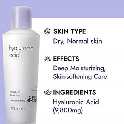 IT'S SKIN - Hyaluronic Acid Moisture Emulsion 150ml