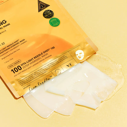 VT COSMETICS - Vita-Light Reedle Shot™ 100 – 2 Step Hydrogel Mask