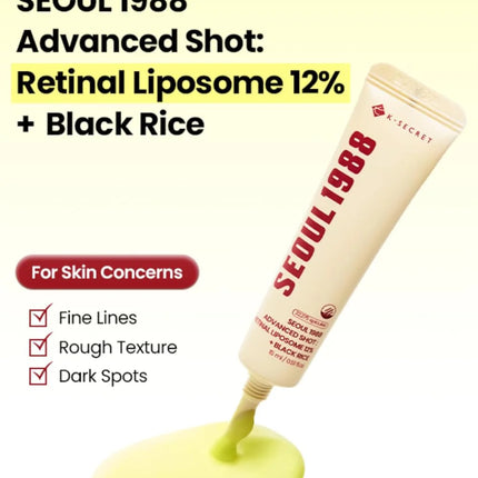K-SECRET - SEOUL 1988 Advanced Shot : Retinal Liposome 12% + Black Rice - 15ml