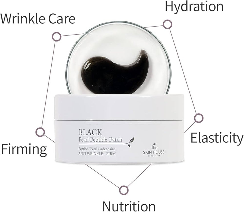 THE SKIN HOUSE Black Pearl Peptide Patch (60pcs) 90g