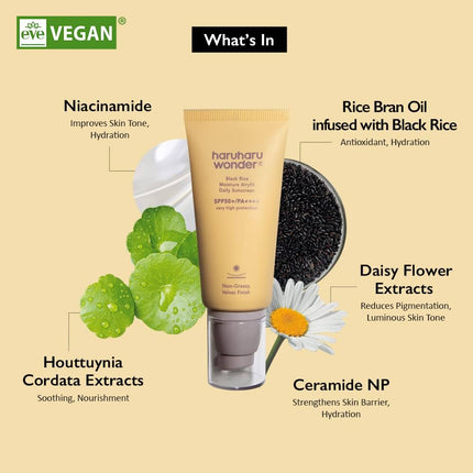 HARUHARU WONDER - Black Rice Moisture Airyfit Daily Sunscreen SPF50+/PA++++  50ml