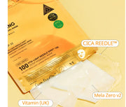 VT COSMETICS Vita-Light Reedle Shot™ 100 2 Step Hydrogel Mask Μάσκα Προσώπου