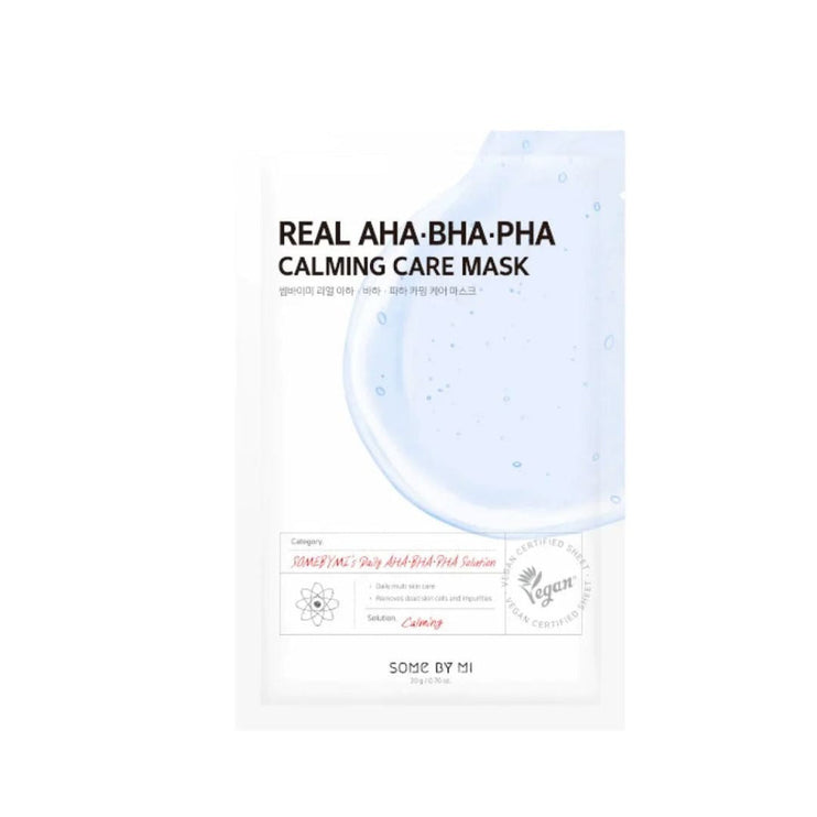 SOME BY MI Real AHA BHA PHA Calming Care Mask