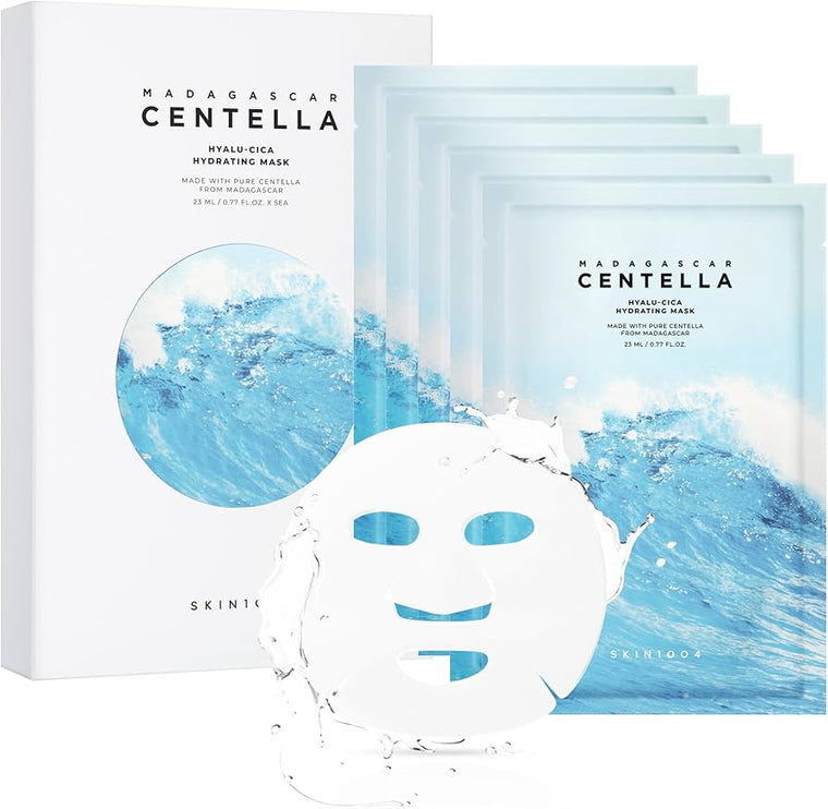 SKIN1004-Hyalu-Cica Hydrating Mask Set 5pcs