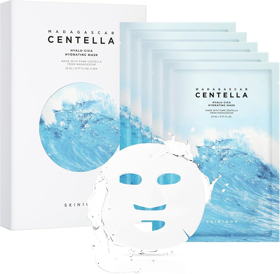 SKIN1004-Hyalu-Cica Hydrating Mask Set Μάσκα Προσώπου 5pcs