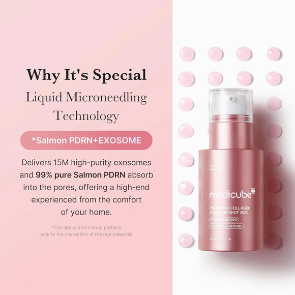 Medicube PDRN Pink Exosome Shot Serum 7500 30ml