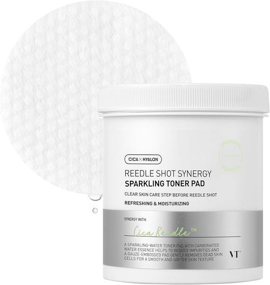 VT COSMETICS Reedle Shot Synergy Sparkling Toner Pad 80pcs Δίσκοι Τόνωσης 200ml