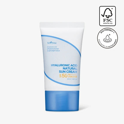 Isntree Hyaluronic Acid Natural Sun Cream 50ml ΔΙΑΘΕΣΙΜΟ ΑΠΟ 29/5/2026