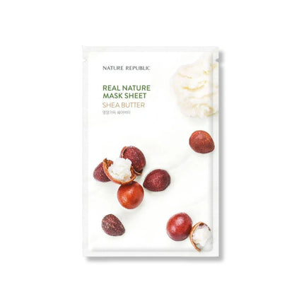 NATURE REPUBLIC - Real Nature Sheet Mask – Shea Butter (23ml)