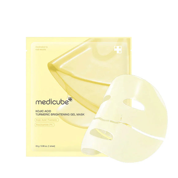 Medicube Kojic Acid Turmeric Brightening Gel Mask set 4pcs