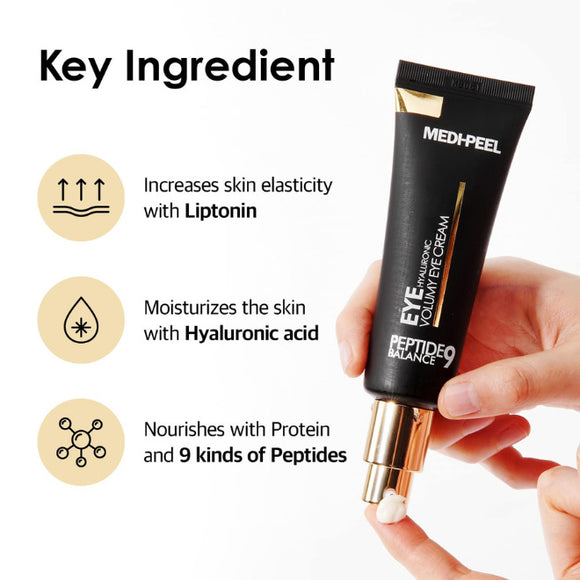 MEDIPEEL Peptide 9 Hyaluronic Volumy Eye Cream Κρέμα Ματιών 40ml
