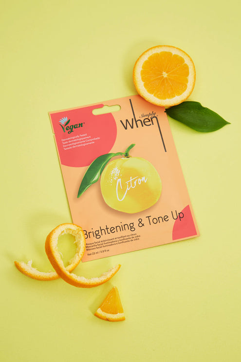 SIMPLY WHEN - Brightening & Tone Up Mask Pack 10pcs