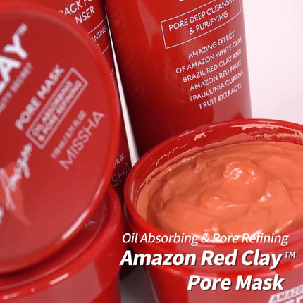 Missha Amazon Red Clay Pore Mask 110ml