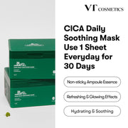 VT COSMETICS Cica Daily Soothing Masks 30pcs
