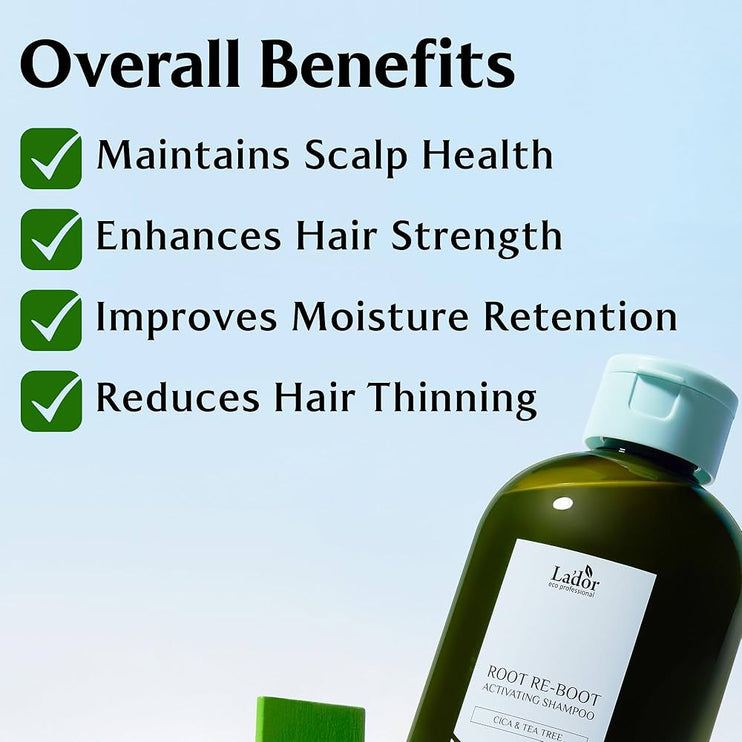 LADOR - Root Reboot Activating Shampoo Cica & Tea Tree 300ml