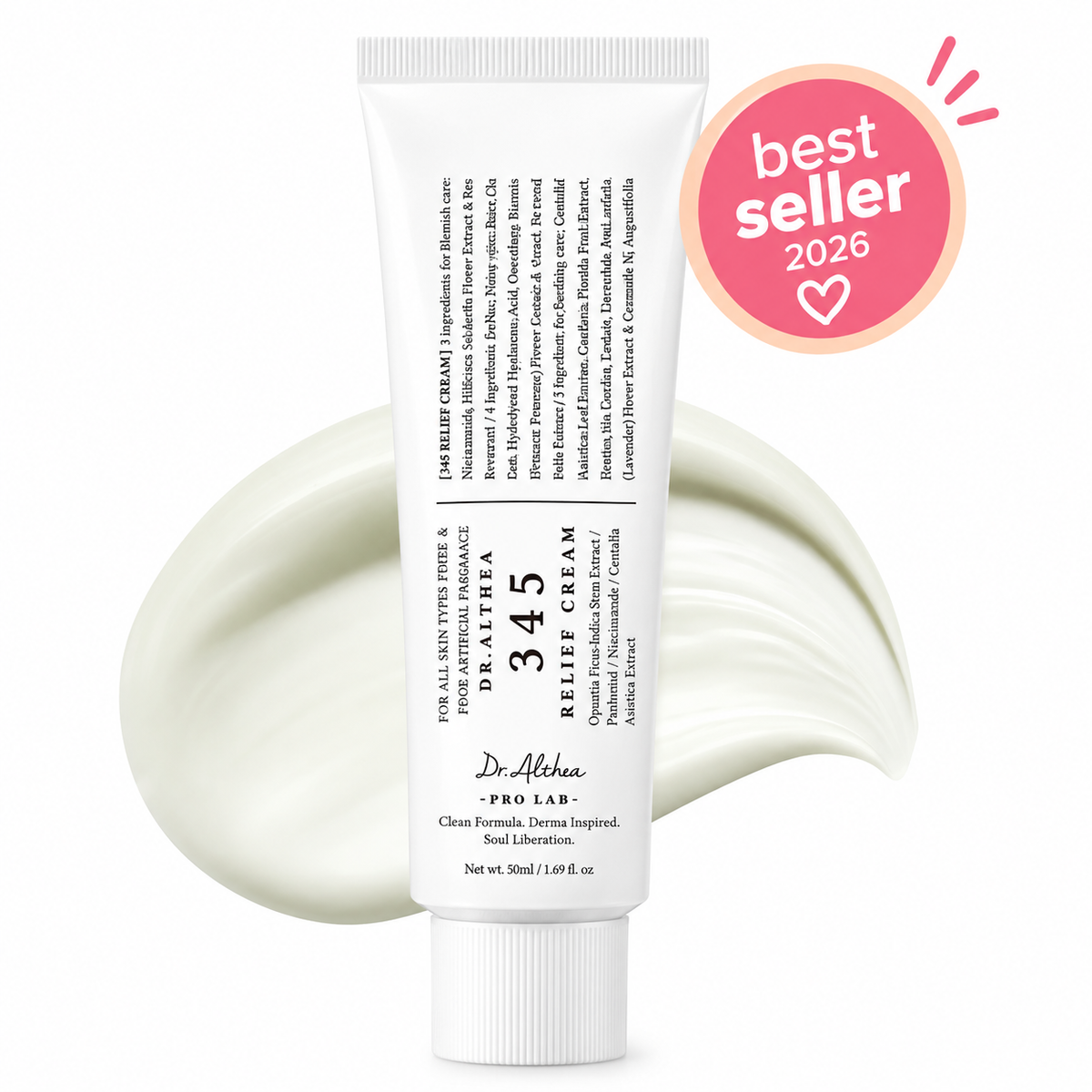 Dr. Althea 345 Relief Cream Korean Κρέμα για Ευαίσθητη Επιδερμίδα για Ευαίσθητο Δέρμα 50ml