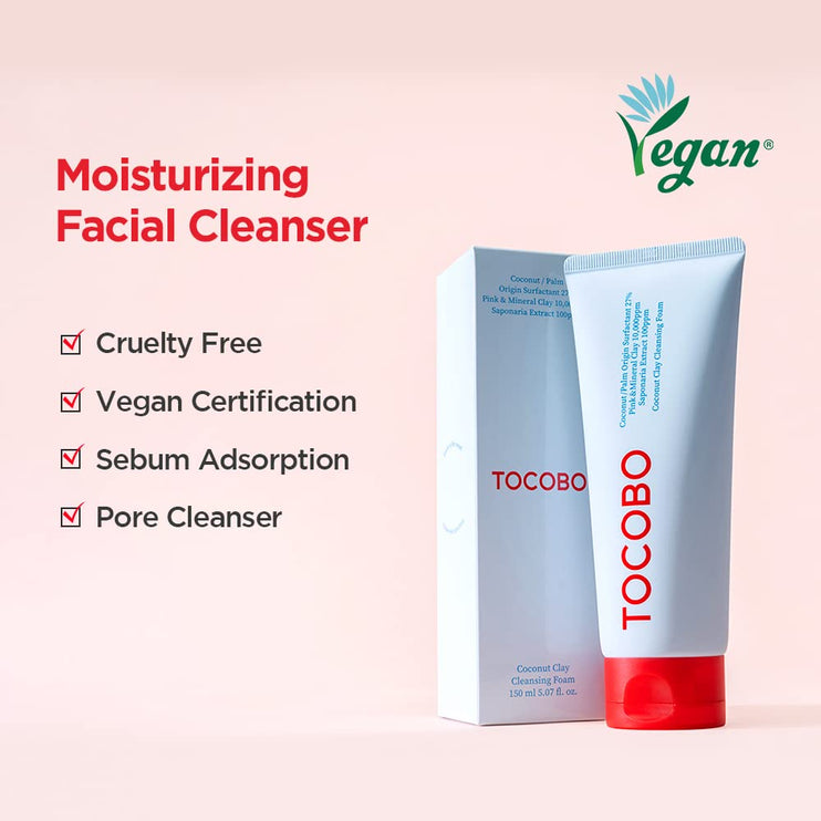 TOCOBO - Coconut Clay Cleansing Foam 150ml