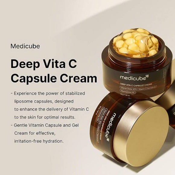 MEDICUBE Deep Vita C Capsule Cream Κρέμα Προσώπου 50ml