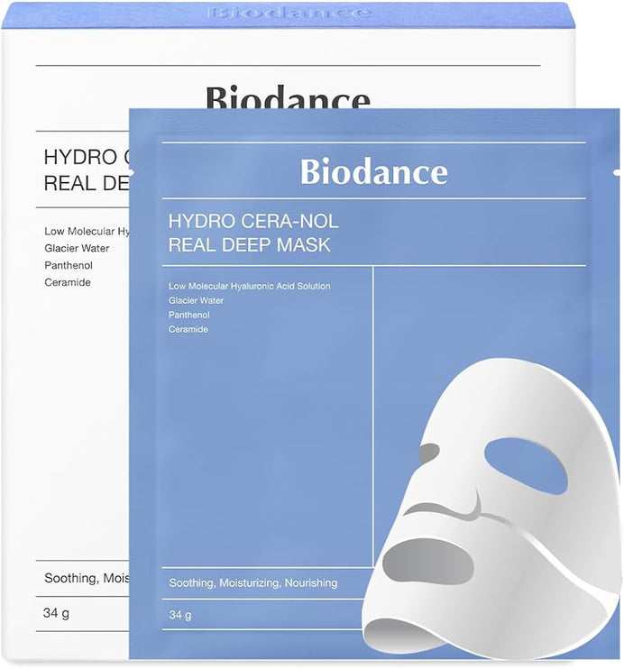 Biodance - Hydro Cera-nol Real Deep Mask - Moisturizing Collagen Face Mask - 1pc/34g