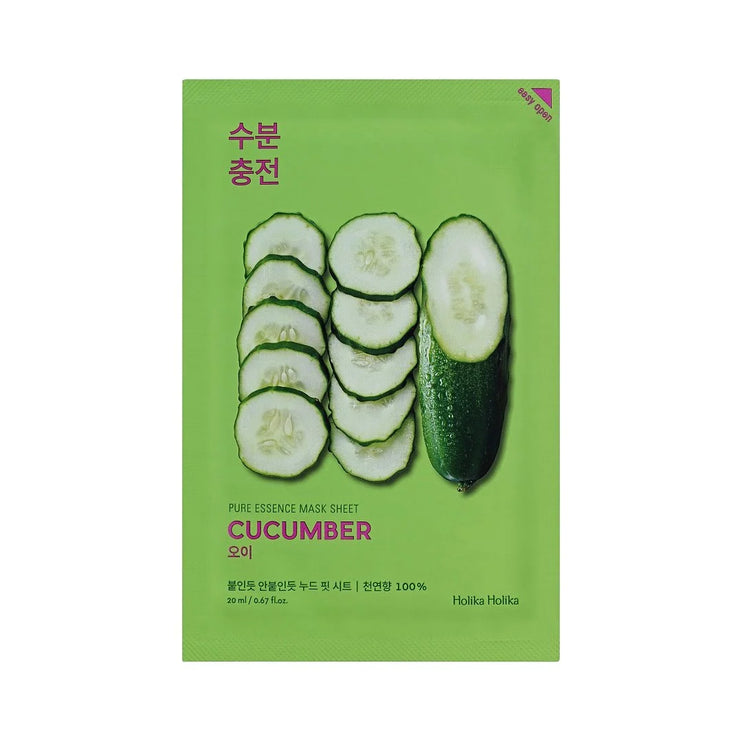 HOLIKA HOLIKA - Cucumber Pure Essence Sheet Mask