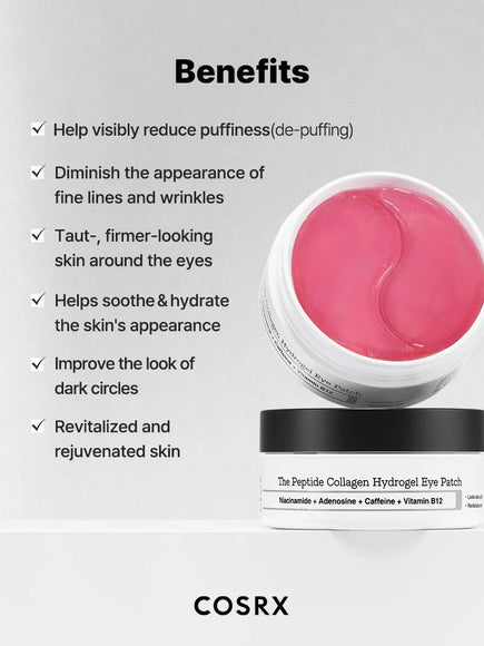 COSRX The Peptide Collagen Hydrogel Eye Patches 60pcs