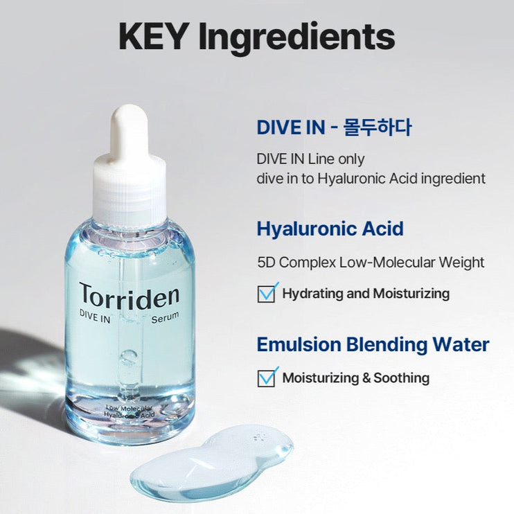 TORRIDEN - Dive-In - Low Molecule Hyaluronic Acid Serum 50ml