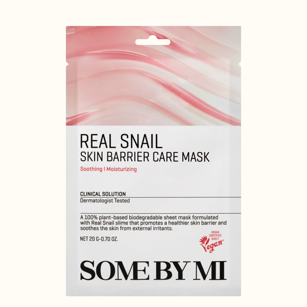 SOMEBYMI Real Snail Skin Barrier Care Mask Μάσκα Προσώπου