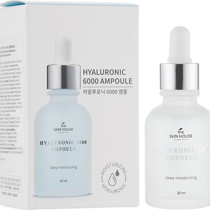 THE SKIN HOUSE - Hyaluronic 6000 Ampoule 30ml