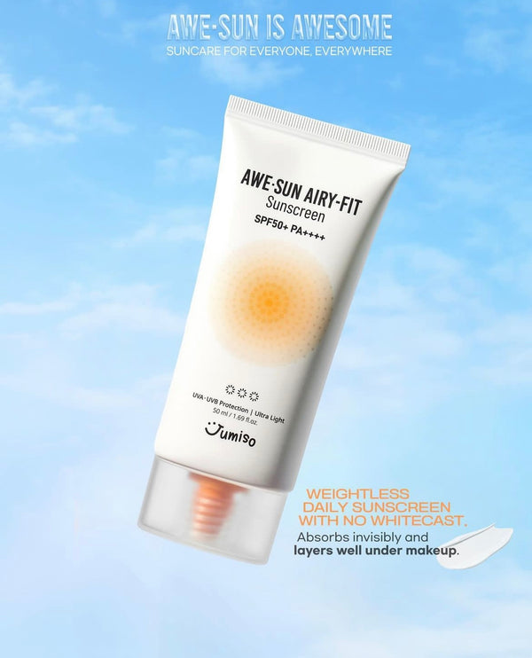 JUMISO - Awe Sun Airy-Fit Sunscreen SPF50+ PA++++ 50ml