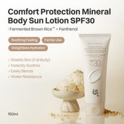 Beauty of Joseon Comfort Protection Mineral Body Sun Lotion SPF30