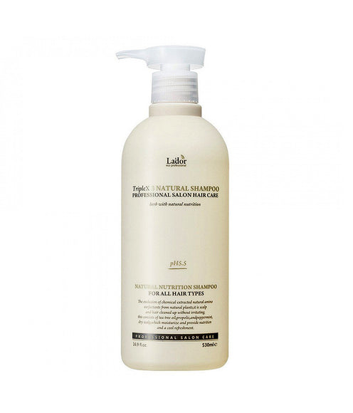 LADOR TripleX3 Natural Shampoo Σαμπουάν 530ml