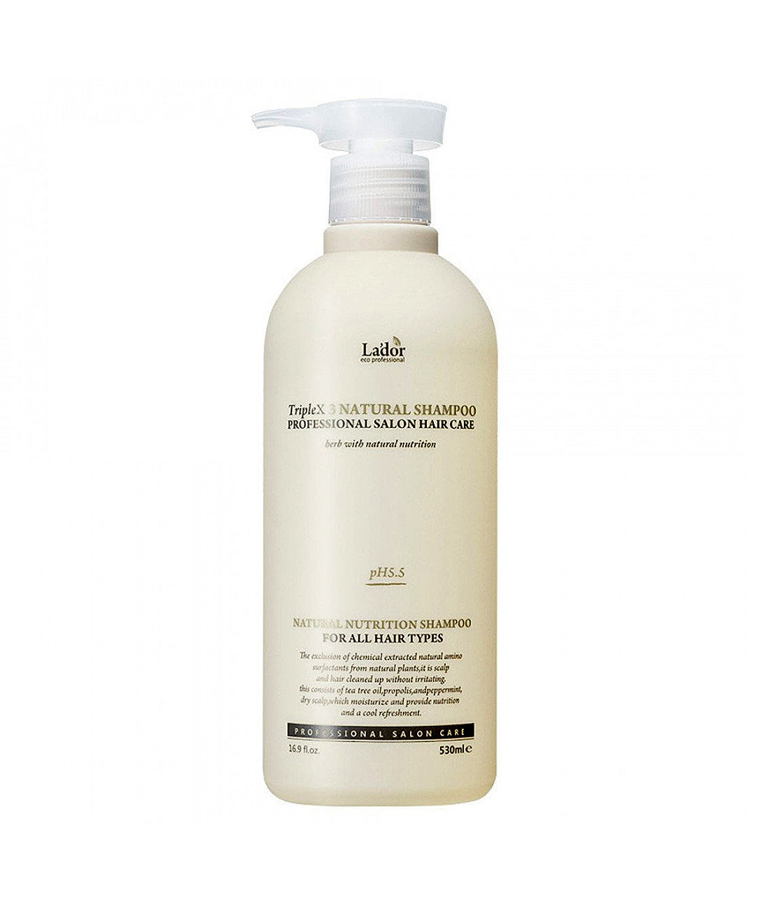 LADOR TripleX3 Natural Shampoo Σαμπουάν 530ml