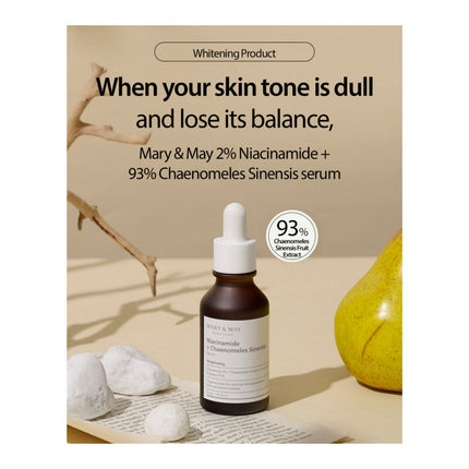 MARY & MAY - Niacinamide + Chaenomeles Sinensis Serum 30ml