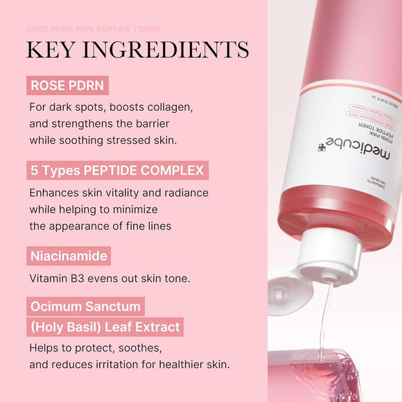 MEDICUBE - PDRN Pink Cica Soothing Toner 250ml