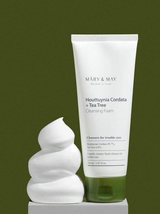 Mary & May Houttuynia Cordata + Tea Tree Cleansing Foam