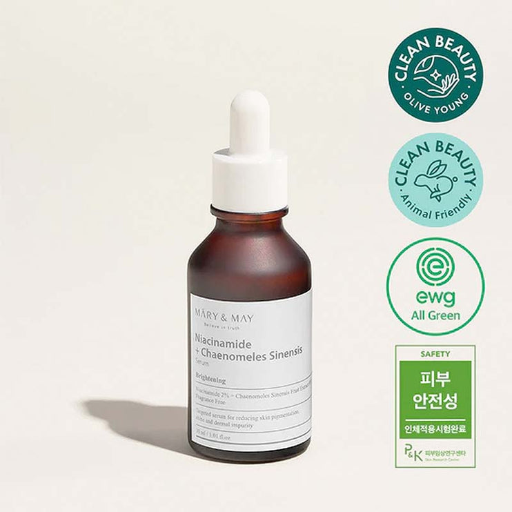 MARY & MAY - Niacinamide + Chaenomeles Sinensis Serum 30ml