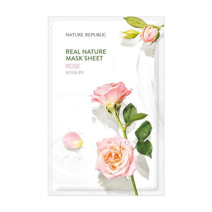 Nature Republic Real Nature mask sheet Rose 23ml ΔΙΑΘΕΣΙΜΟ ΑΠΟ 29/5/2026