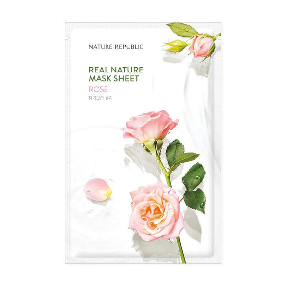 Nature Republic Real Nature mask sheet Rose 23ml